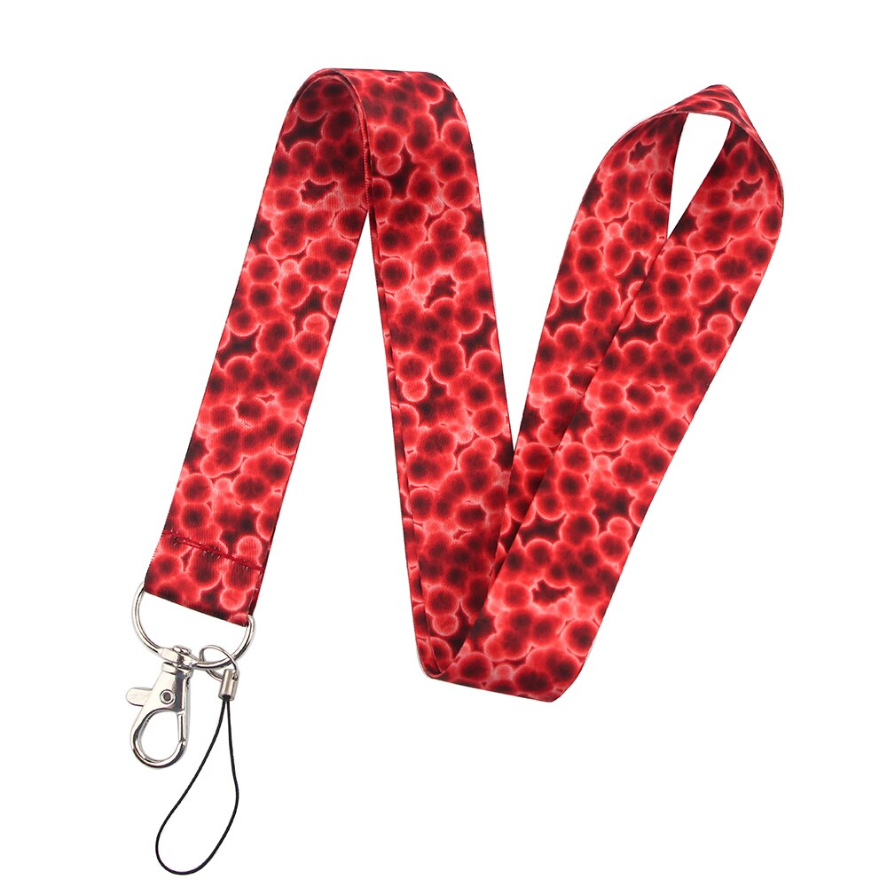 Cordón para colgar llaves de teléfono móvil, cordón para colgar llaves, tarjeta de identificación, soporte para insignia, llavero, YA159: 3