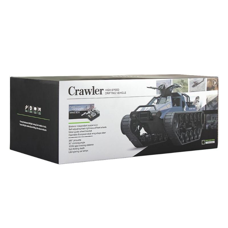 Rc tank 1/12 4wd simulaatio nopeat drift tankit off-road malli  ev2 ladattava 380 moottorisarjan versio