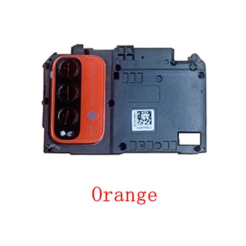 Rear Back Camera Lens with Frame Holder For Xiaomi Redmi 9T Camera Frame Repair Spare Replacement Parts: Orange