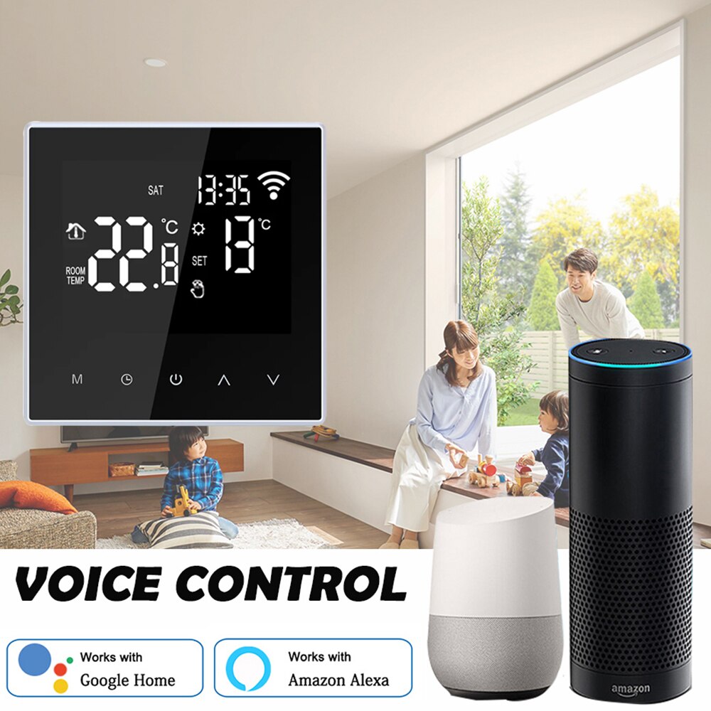 Tuya Wifi Smart Programmierung Fußbodenheizung Thermostat LCD Display Temperatur Controller Handy Wireless Touch Screen