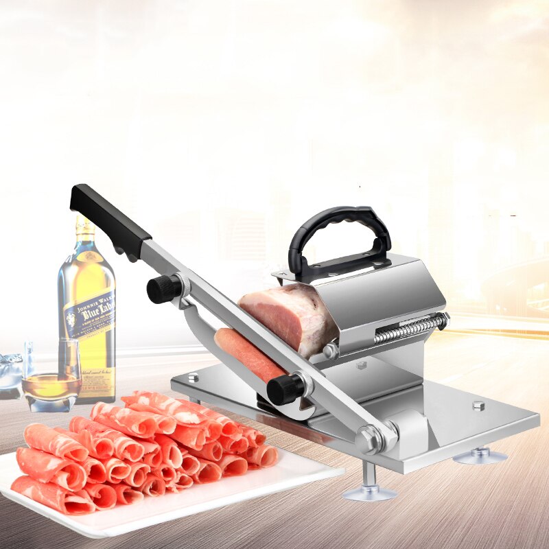 Käse Wurst Fleisch Schneiden Maschine Edelstahl Hause Kleine Gemüse Schneidemaschine