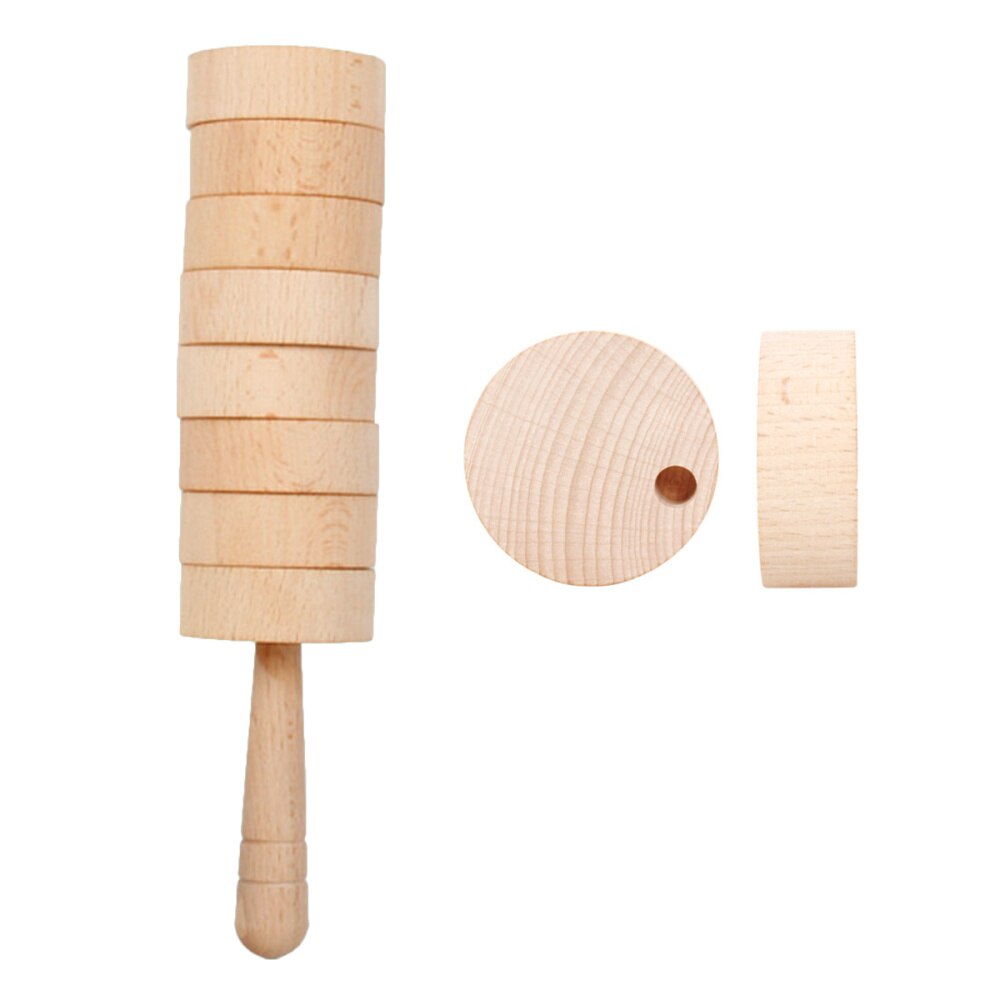 1 Set Houten Duurzaam Herbruikbare Lichtgewicht Praktische Puzzel Balanceren Blok Educatief Speelgoed Peuter Kids Kinderen