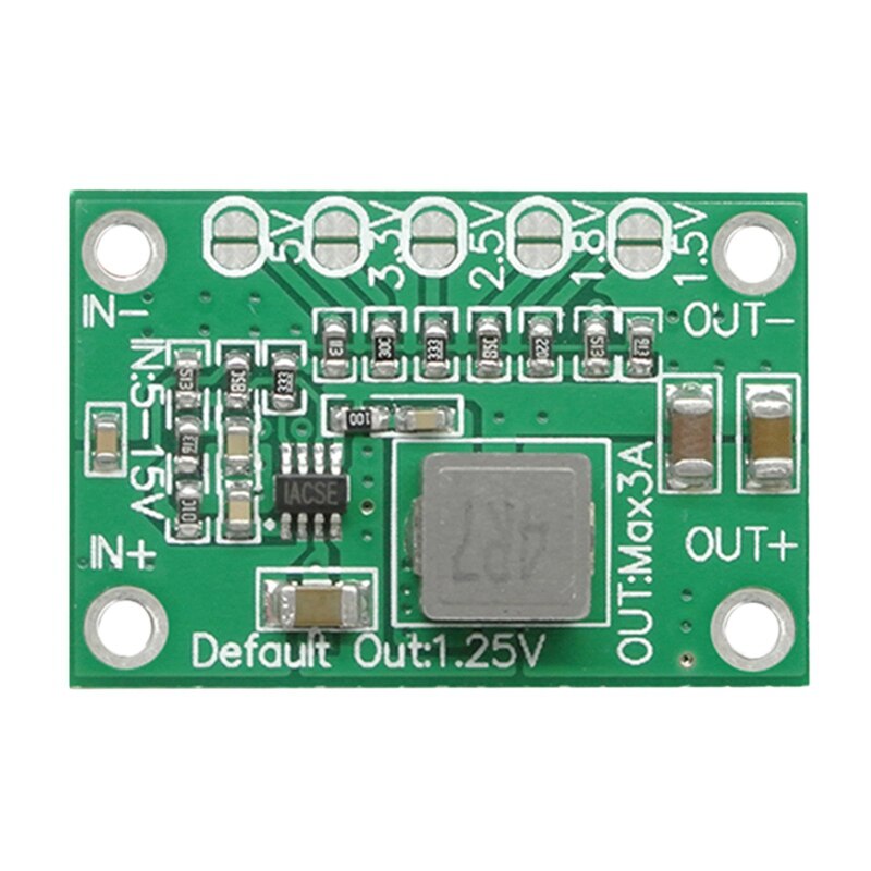 Módulo de potencia de CA-1235, salida de 1,25 V, 1,5 V, 2,5 V, 3,5 V, módulo reductor ajustable de 3A