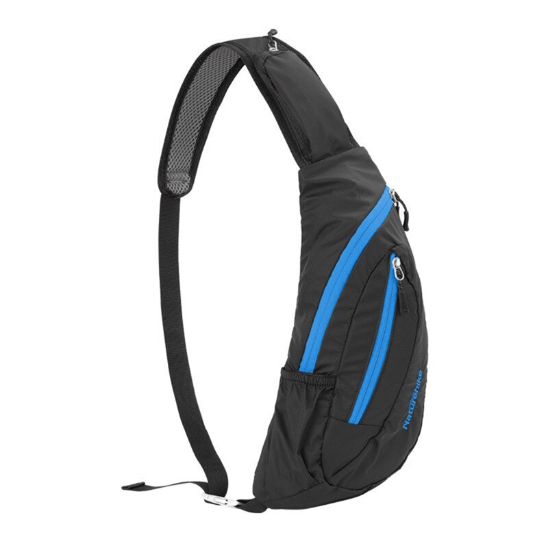 Naturehike heren crossbody tassen borst waterdichte handtassen voor mannen outdoor toerisme fitness sport fietsen schoudertas bolsas: Zwarte b
