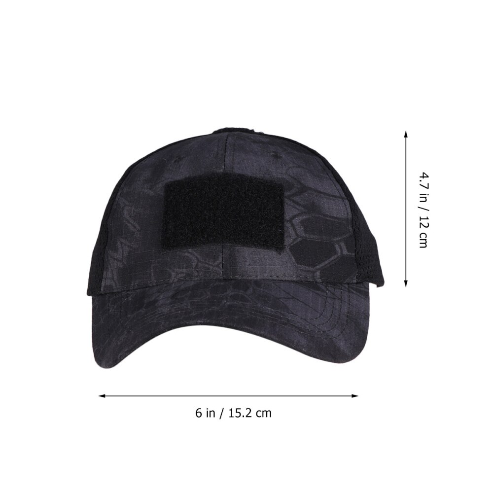1Pc Haak En Lus Cap Hoed Haak Patch Baseball Hat Voor Outdoor (Patroon 2)