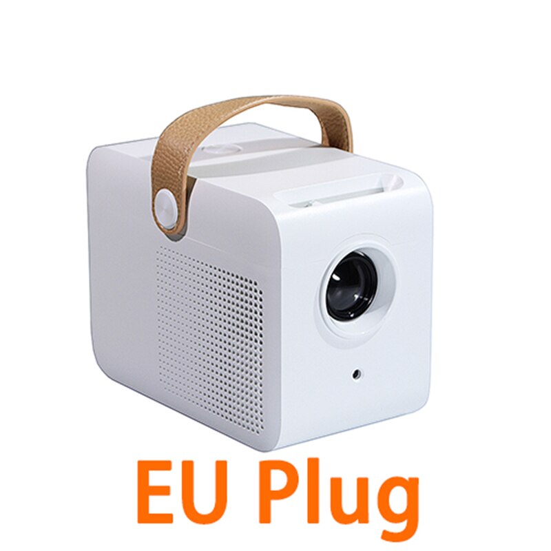 C1 Led Mini Projector Ultra Portable HD 1080P Home Theater AV USB HDMI Projector US/EU/UK/AU Energy-saving Miracast proyector: EU Plug