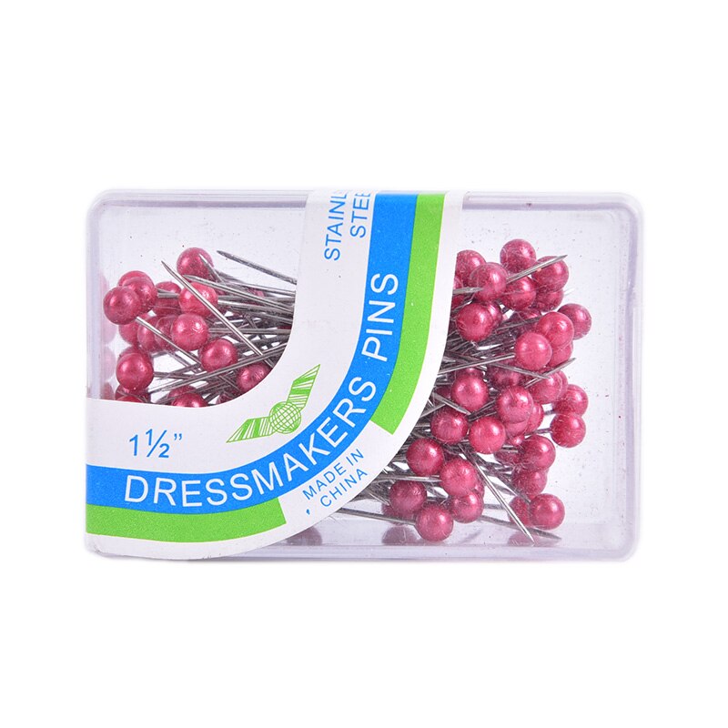 100Stck/Kasten DIY 3,5 cm Lange Perle Kopf Schneiderei Stifte Hochzeit Korsage Floristen NäHenne Werkzeug: RD