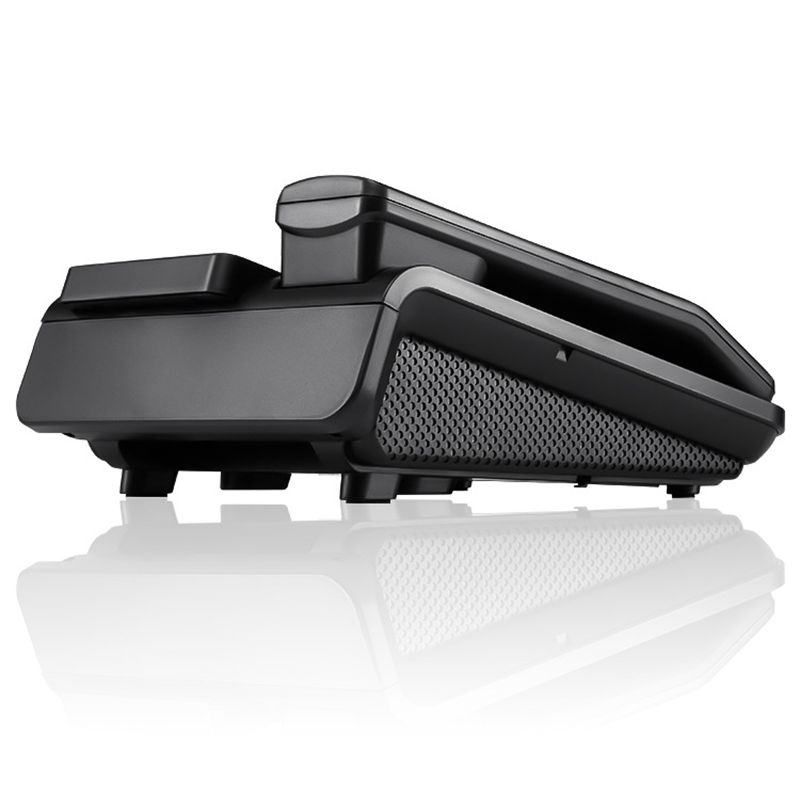 Teléfono Fijo Digital con cable, dispositivo con botón en inglés, dos líneas, tres vías, para oficina y negocios