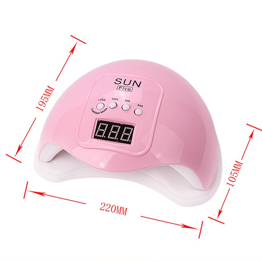 Lampe LED UV pour vernis à ongles, avec câble USB, sèche-colle, lampe de manucure et pédicure, 48W/6W