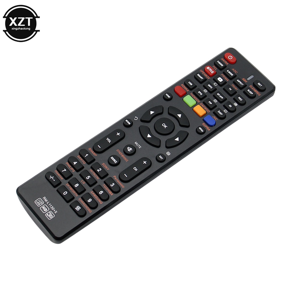 Universal- Fernbedienung Rm-L1130 + X Für Alle Tv Clever Tv Fernbedienung Angenehm Zu Verwenden Für LED TV oder LCD TV