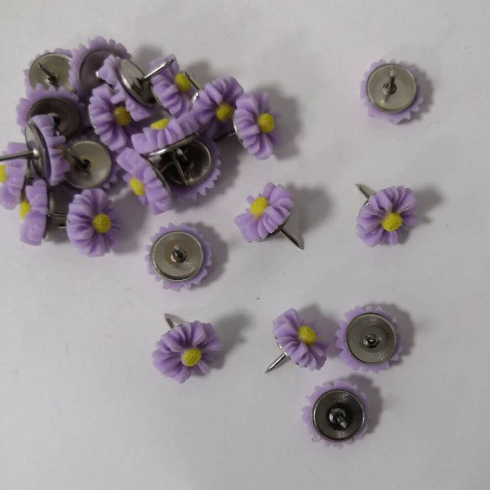 10 pièces fleur punaises décoration créative punaise punaise maison fournitures scolaires pour liège conseil carte Photos calendrier