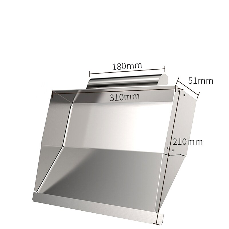 Plasterer Tool Stainless Steel Wall Plastering Tools Concrete Trowel Scraping Dust Trowel Powder Wall Tools Bricklayer Tool: Default Title