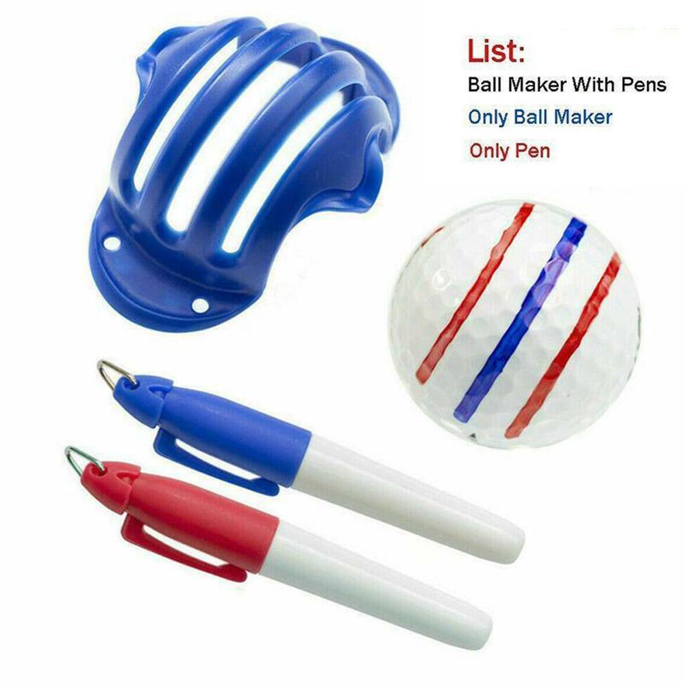 1Set Golf Ball Liner Golf Ball Alignment Line Marker Marks Template Draw Golf Swing