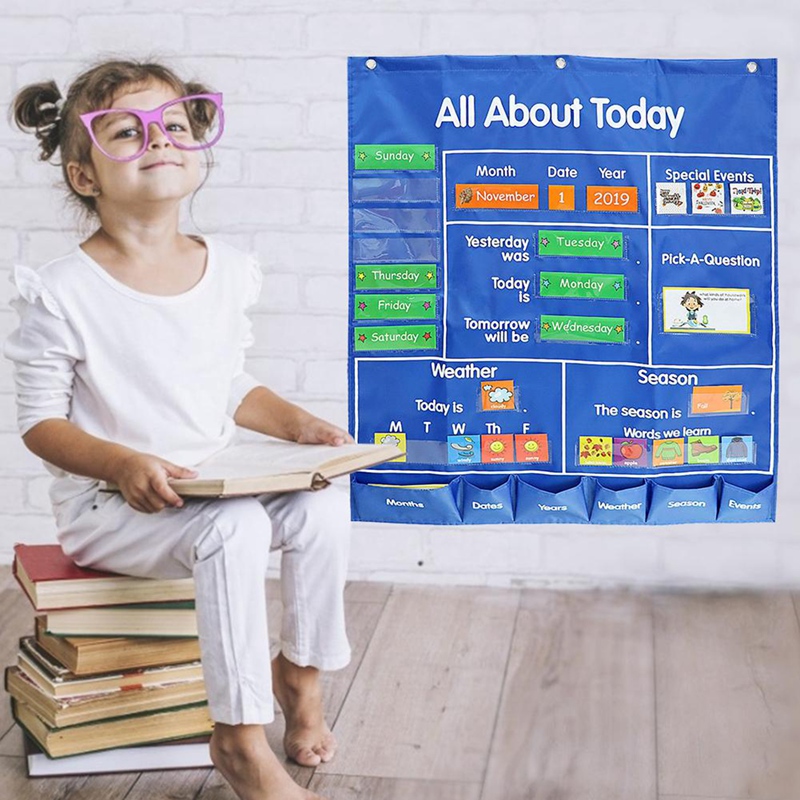 Kids All About Today Pocket Chart Daily Classroom Grandado