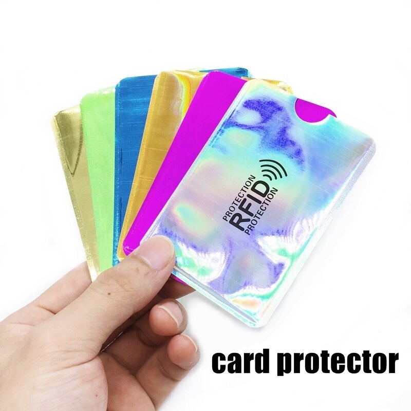 Card Holder NFC Blocking Reader Lock Id Bank Card Holder Case Protection Metal Credit Card Case Aluminium