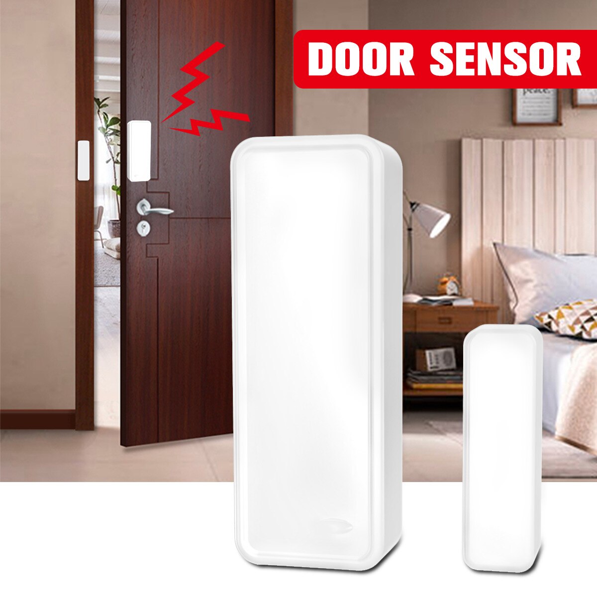 GS-WDS07 Home Security 433MHz Wireless Door Magnetic StripSmart Window Door Sensor Detector for Security Alarm Home System