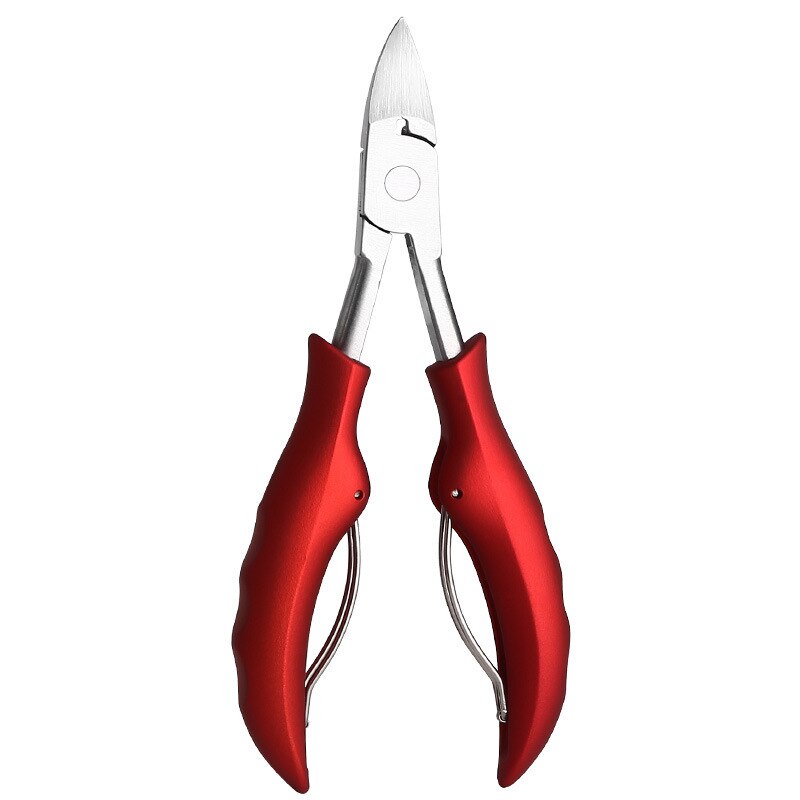 Nail Clippers Nail Correction Pliers Nail Clippers Dead Skin Remover Remove Paronychia Nails Stainless Steel Nail Clippers Tool: New Red ABS