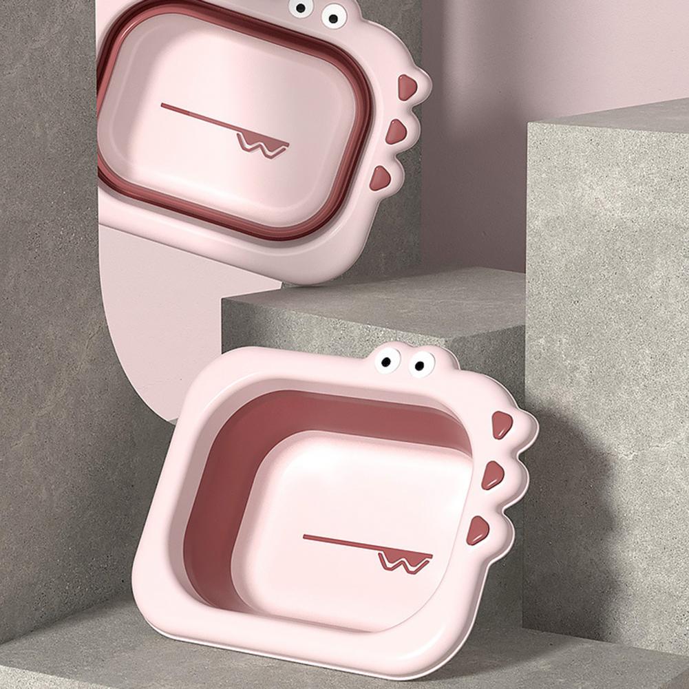 Adorable Kids Basin Plastic Baby Tub Lovely Anti-corrosion Kids Bathing Water Tub