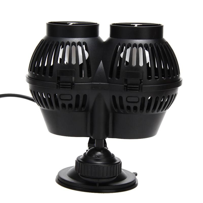 12/24w Aquarium Wavemaker Double Power Head Water Circulation Pump With Suction Cup Adjustable Direction Making Water Current