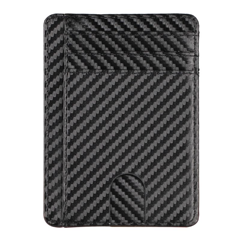 Ultra Slim RFID Blocking Minimalist Wallet Business Card Cover Case Super Thin Men Leather Bank ID Credit Card Holders