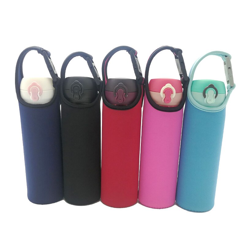 420/550ml Portable Heat Insulated Cup Sleeve Case Travel Water Bottle Covers Protector Storage Bag With Rope Thermos Cover