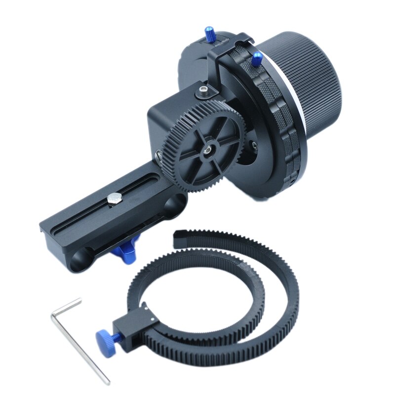 Dslr-camera met harde stops,  f3 follow focus camera-focusregelaar voor 5 d 2 5 d 3 6d 600d d7100 dslr-camera's