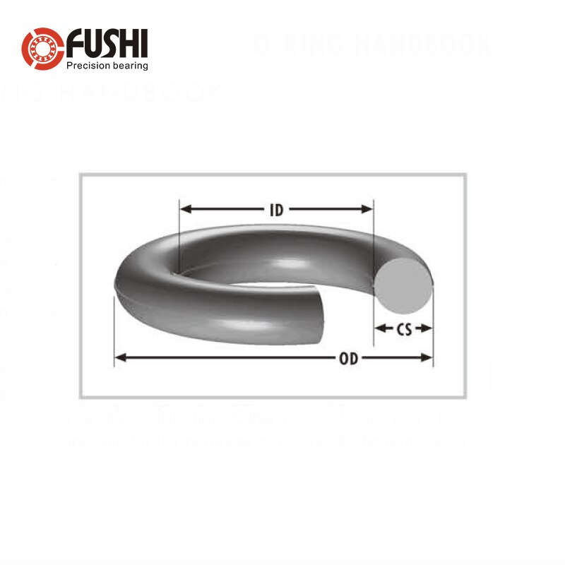 Cs 1.5mm nbr gummi o ring  od 37/38/39/40/41/42/43/45/46/48/50/55*1.5 mm 50 stk o-ring nitril pakning tykkelse 1.5mm oring