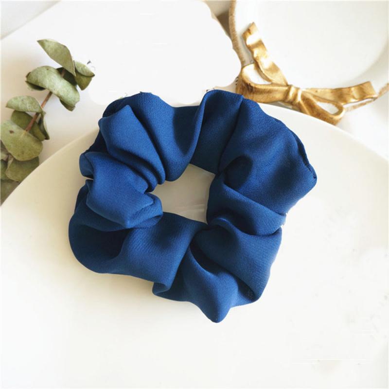 Mode Effen Kleur Licht Reflecteren Haar Scrunchies Paardenstaart Houder Soft Stretchy Haar Elastisch Touw Accessoires Voor Vrouwen Haarband