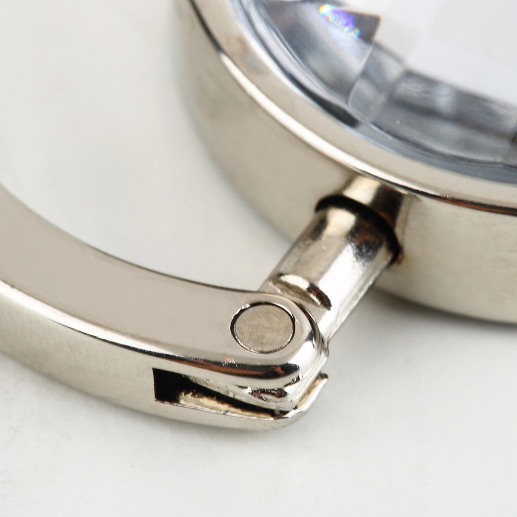 Przenośny składany składany kryształowy, ze stopu, na torebkę hak na torebki wieszak na uchwyt na torebkę