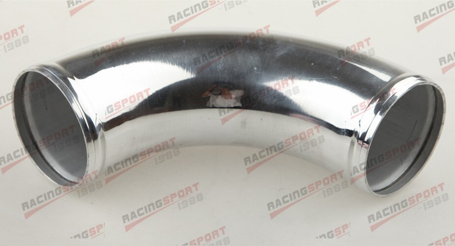 3" Inch OD 90 Degree Aluminum Turbo Intercooler Pipe Piping Tube Tubing L=300mm
