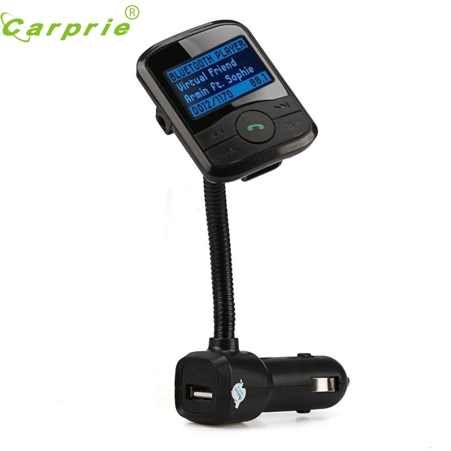 Car-styling LCD Car Kit MP3 Bluetooth Player FM Transmitter Modulator SD MMC USB Remote or6