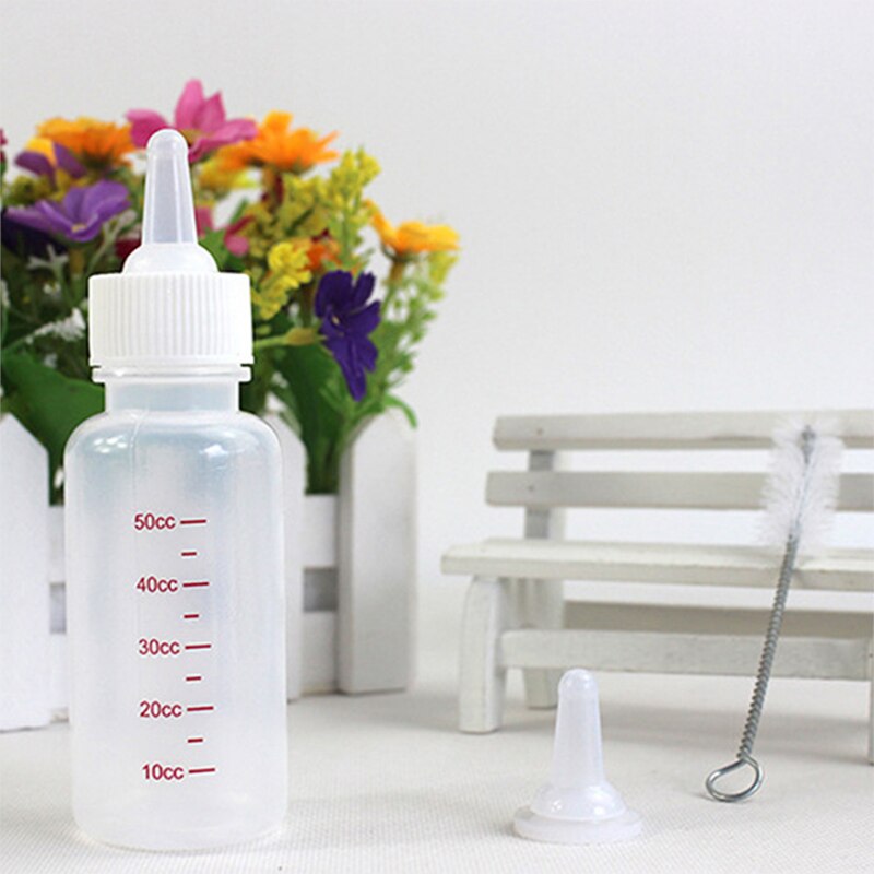 hohe Quanlity Hund Katze Flasche Haustier Fütterung Wasser Werkzeug einstellen Reinigung Pinsel Ersatz Nippel See Öffner Katze Totoro Kaninchen