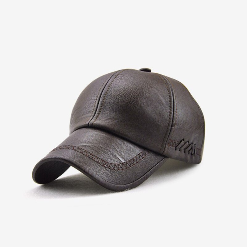Winter Cap Pu Lederen Baseball Cap Mannen Snapback Hoed Casquette Gorras Para Hombre Mannen Trucker Mannelijke Hoed
