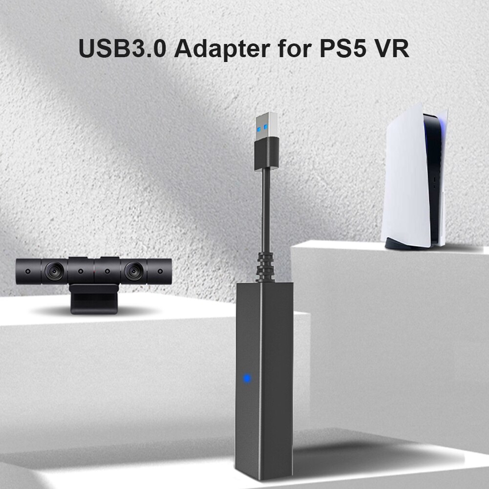 Voor PS5 Vr Kabel Adapter USB3.0 Game Console Mini Camera Connector Fun Play Onderdelen Converter Accessoires Voor PS5 Vr Video