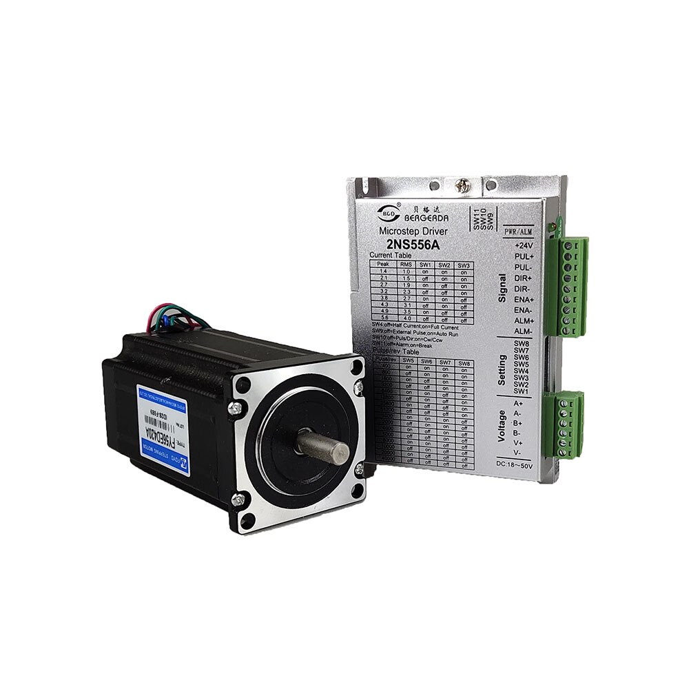 nema 23 stepper motor 3nm FY56ED420A cnc kit 2NS556A stepper motor driver high torque 23 stepper motor kit