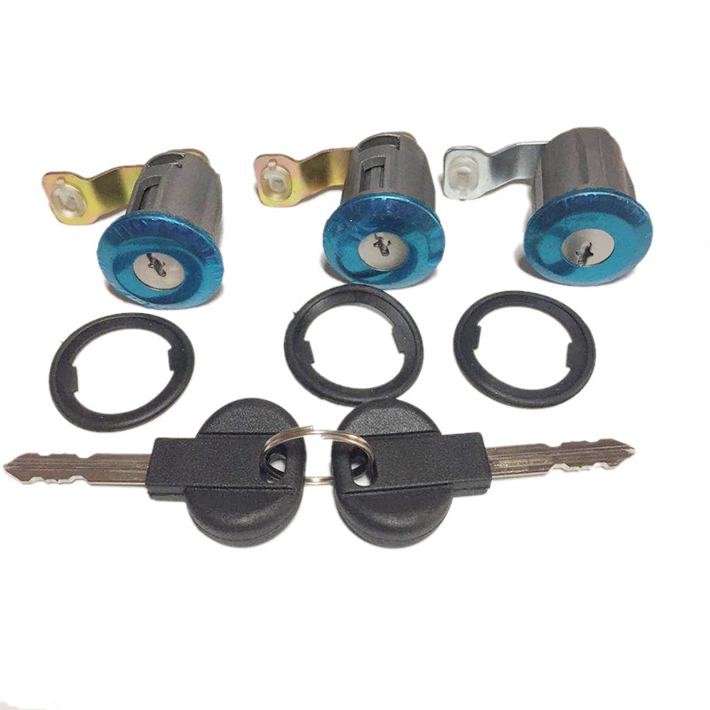 9170G3 252522 LEFT RIGHT DOOR LOCK CYLINDER WITH 2 KEYS FOR CITROEN BERLINGO XSARA PICASSO PEUGEOT PARTNER