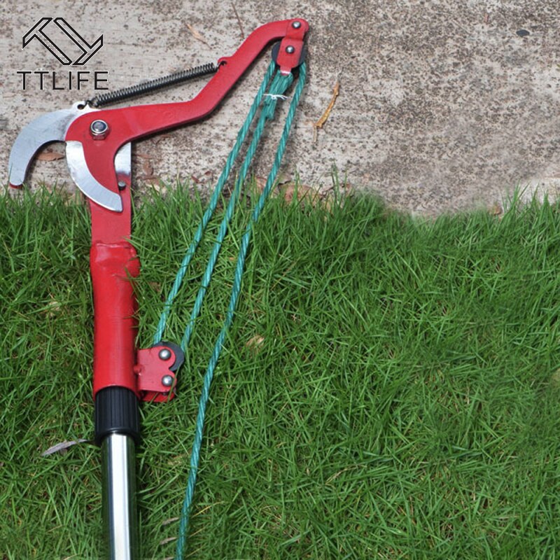 Grote Hoogte Snoeischaar Boom Trimmer Takken Cutter Tuin Snoeien Schaar Pick Fruit Tool Met Touw Nuttig Shear Snoeien