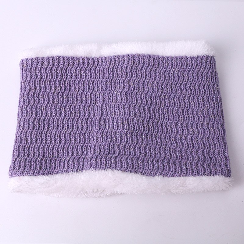 Conjunto de bufandas y bufandas gruesas de Invierno para mujer con forro de gorro cálido y bufandas para mujer
