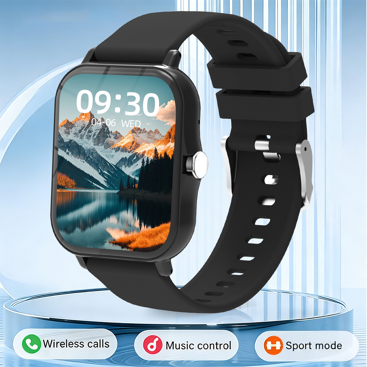 2026 Nuovo sport Smartwatch per androide/IOS Monitoraggio del Sonno fitness inseguitore BT Chiamata Assistente Vocale Uomini Donne Guarda Regali Scelta: Rosso