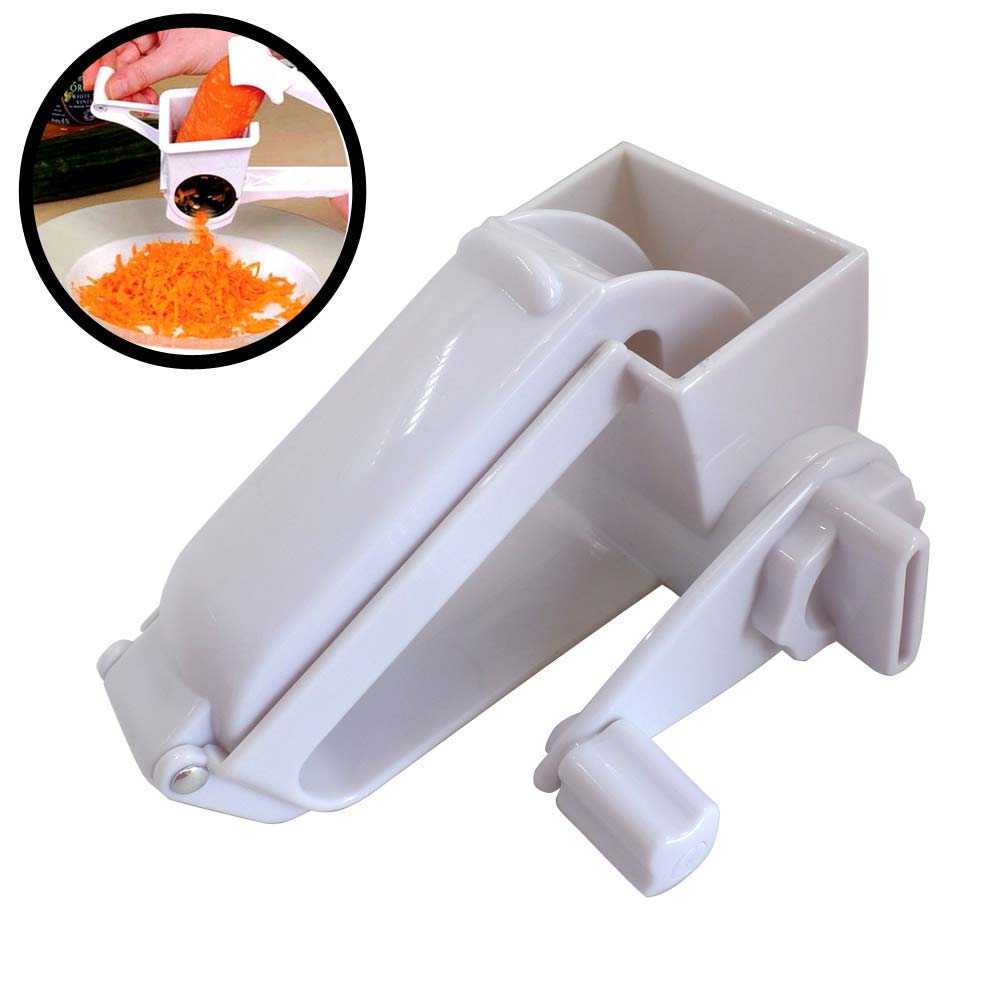 Multifunctionele Hand Roterende Kaasrasp Rotary Gember Slicer Raspen Keuken Gadget 99 XH8Z