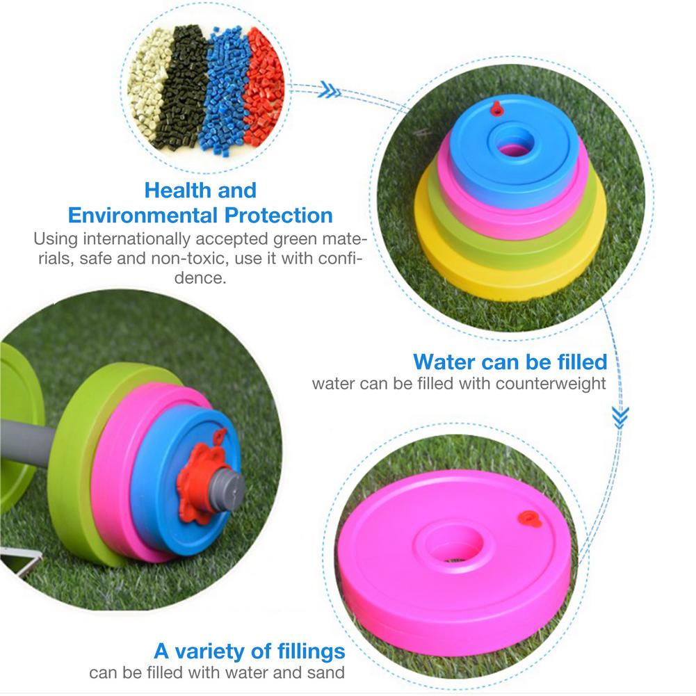 Sand Water Filled Dumbbell Set For Kids Adjustable Indoor Games Fitness Gymnastics Children Sports Physical Training Dumbbell