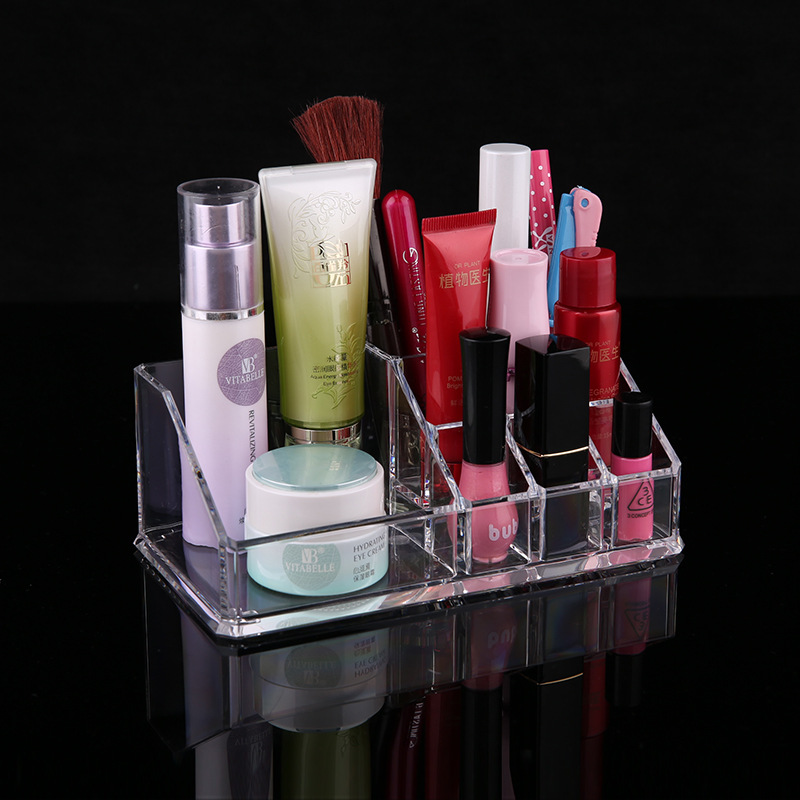 Cajón de almacenamiento de acrílico transparente, organizador de maquillaje, mesa, joyería, caja de almacenamiento de cosméticos, artículos diversos para el hogar, soportes para Pintalabios