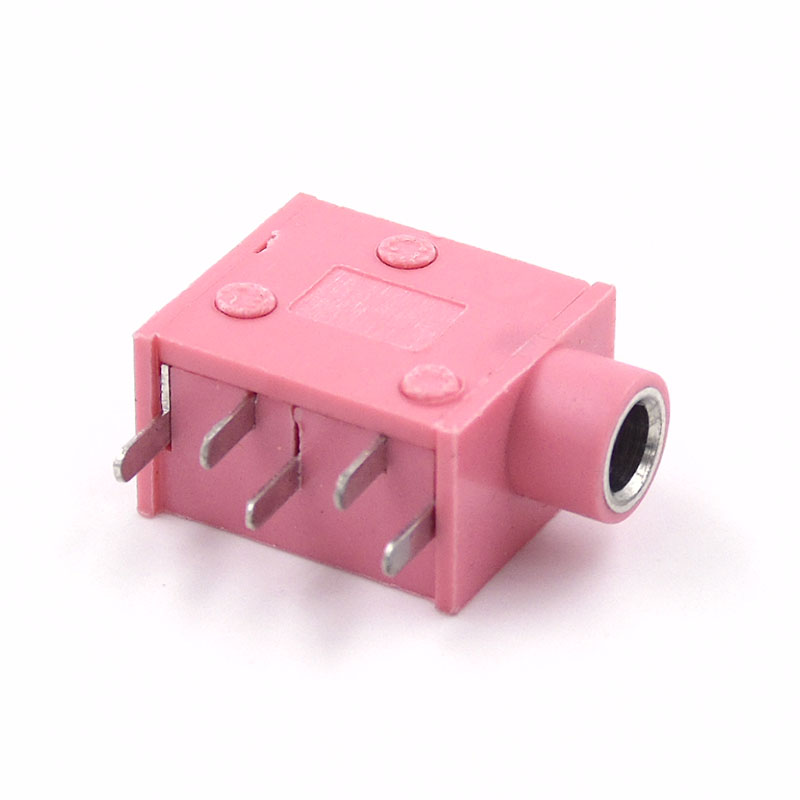 10Pcs PJ-325 3.5Mm Hoofdtelefoon Aansluiting Vrouwelijke Connector Voor Audio Video 5PIN Zwart Groen Rood PJ-325C