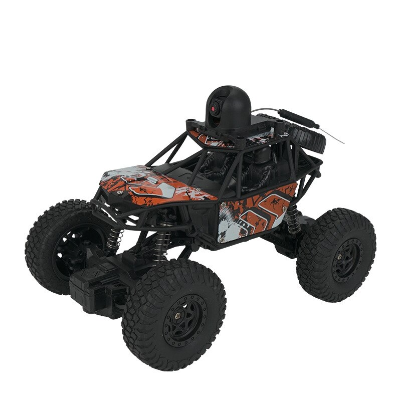 Fernbedienung Klettern Auto Echtzeit Bild Übertragung WIFI Kamera 1:22 Dual Modus Junge Kinder Spielzeug: Orange