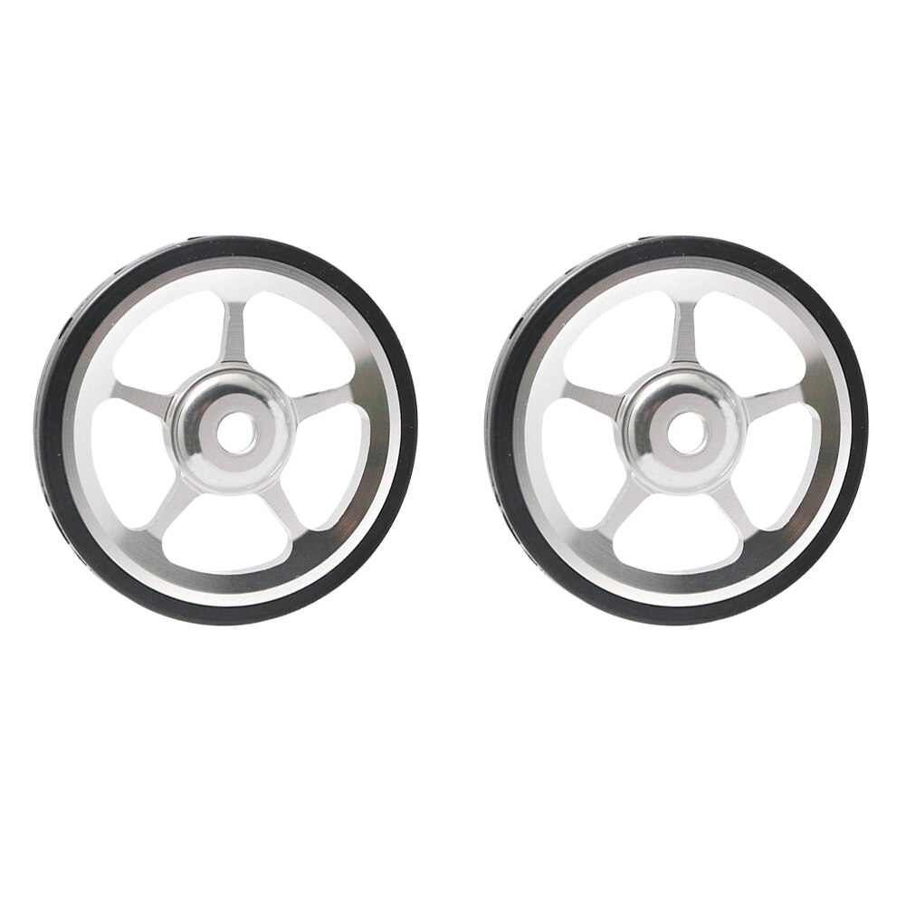 2pcs Outdoor Aluminum Alloy Super Light Easy Wheels Accessories Replacement Mini Rear Widening Folding Bike Durable For Brompton