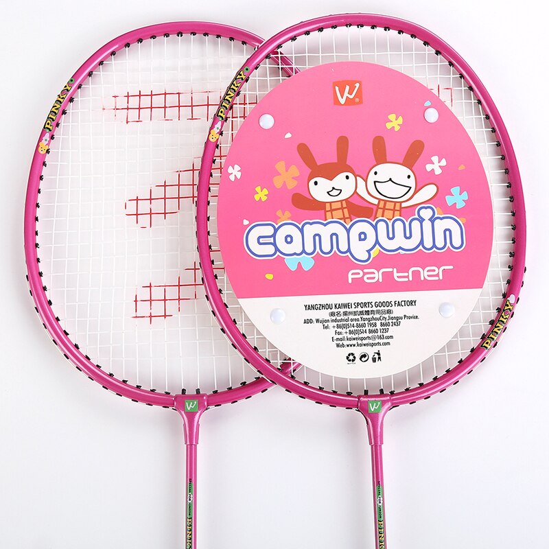 Kids School Racket Types 1 Pair Badminton Rackets for Children 3-12 Year Ol... – Grandado