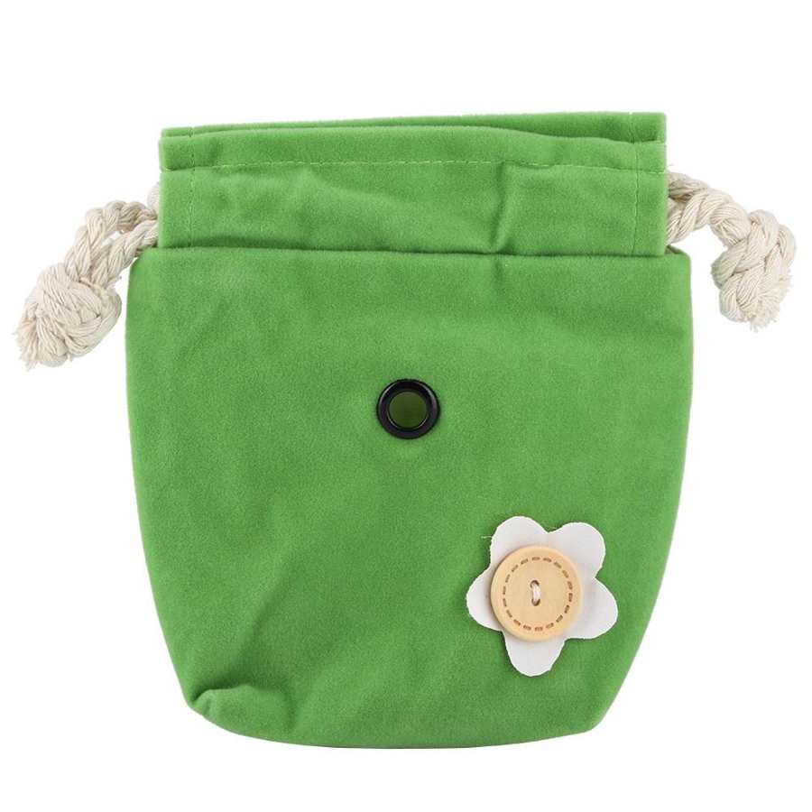 Porteur Hamster sac de voyage Portable Hamster flanelle verte cochon d'inde sac sortant petits animaux sac de transport extérieur