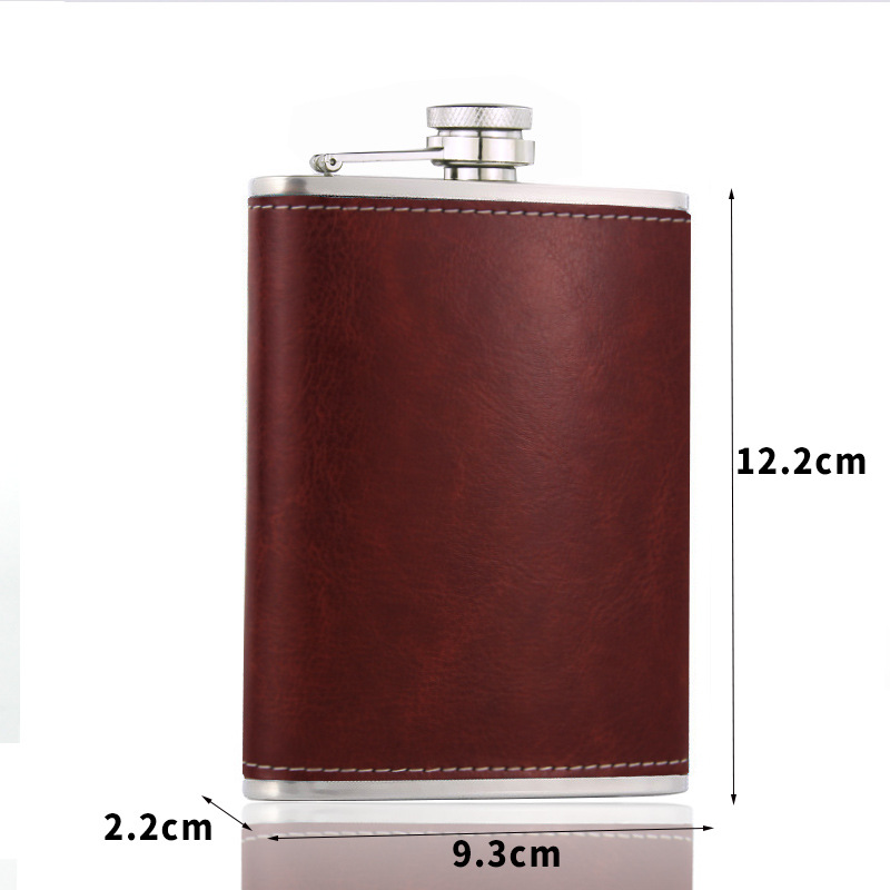 8oz Rvs Heupfles met cup pen Trechter set Pocket Heupfles cadeaupakket Alcohol Whiskey Heupfles Schroefdop