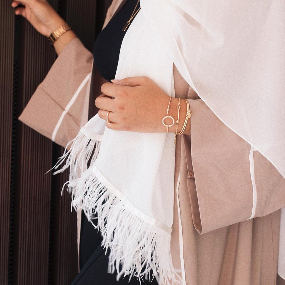 Trend Feather Hijabs Turban Chiffon Single-Side Short Feather Stitching Scarf Long Shawl For Muslim Women Headscarf