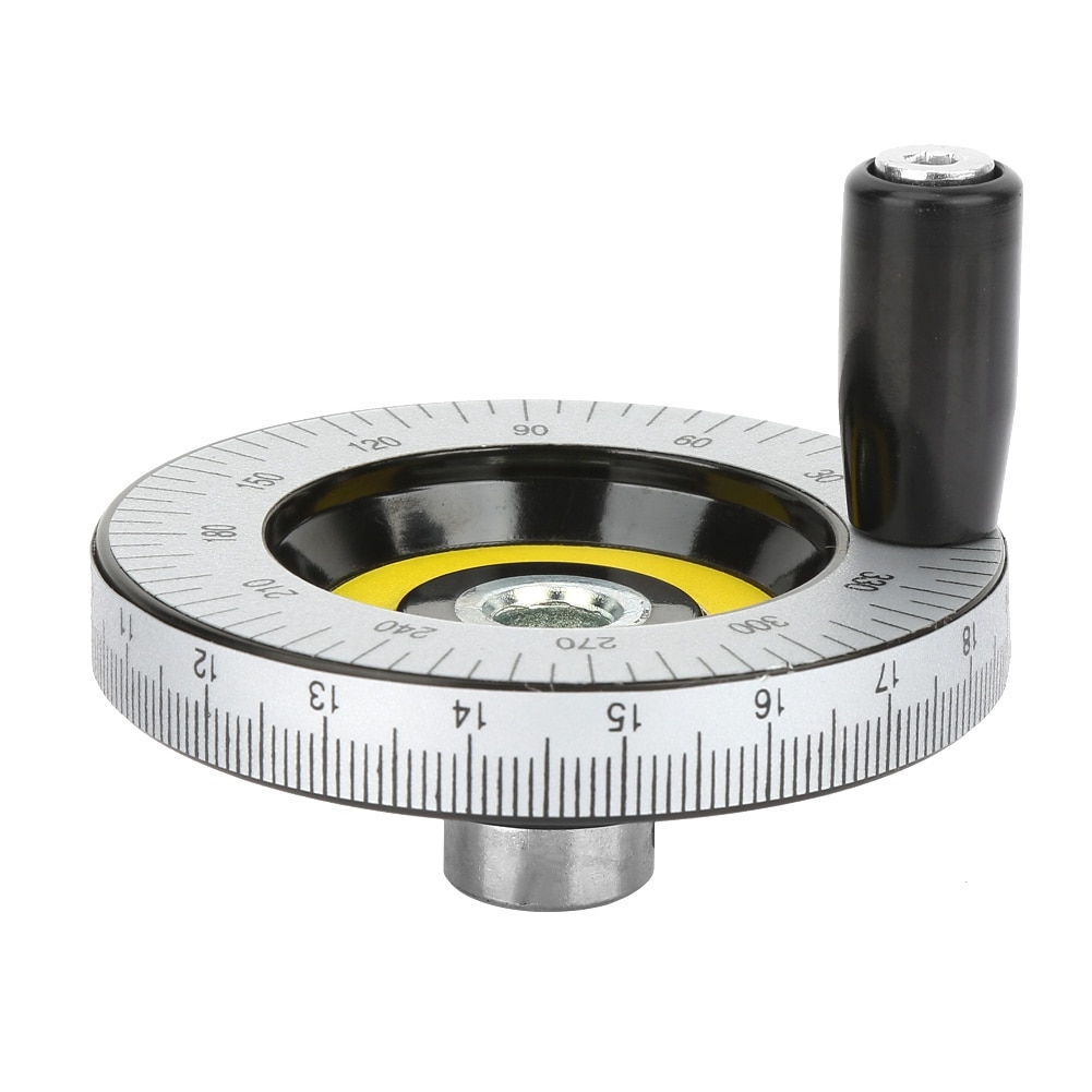 Lathe Hand Wheel Handwheel Rotary Encoder 80mm Solid Bakelite Spoked Scale CNC Lathe Grinder Machinery Accessaries